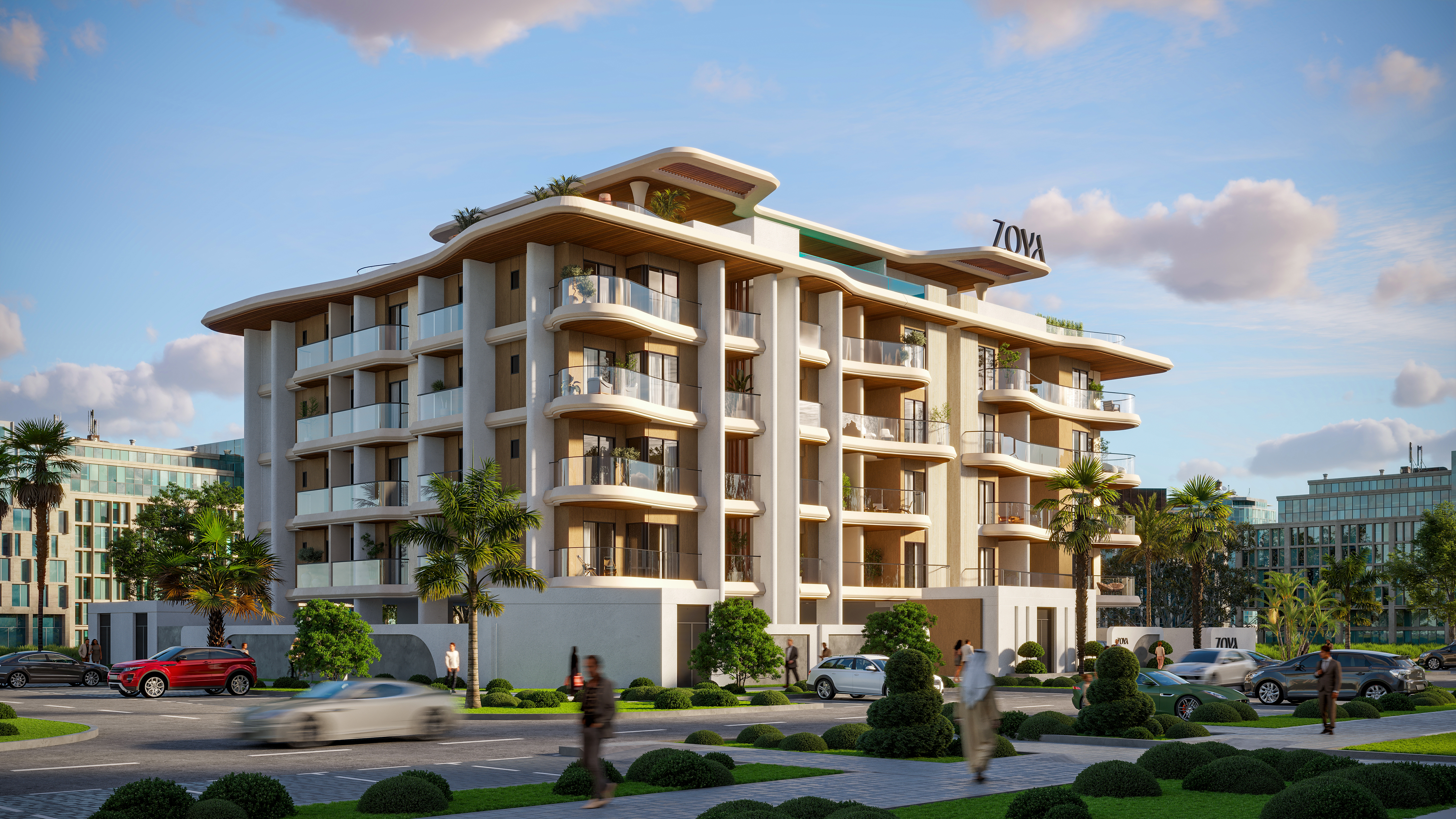 Calisi building exterior rendering