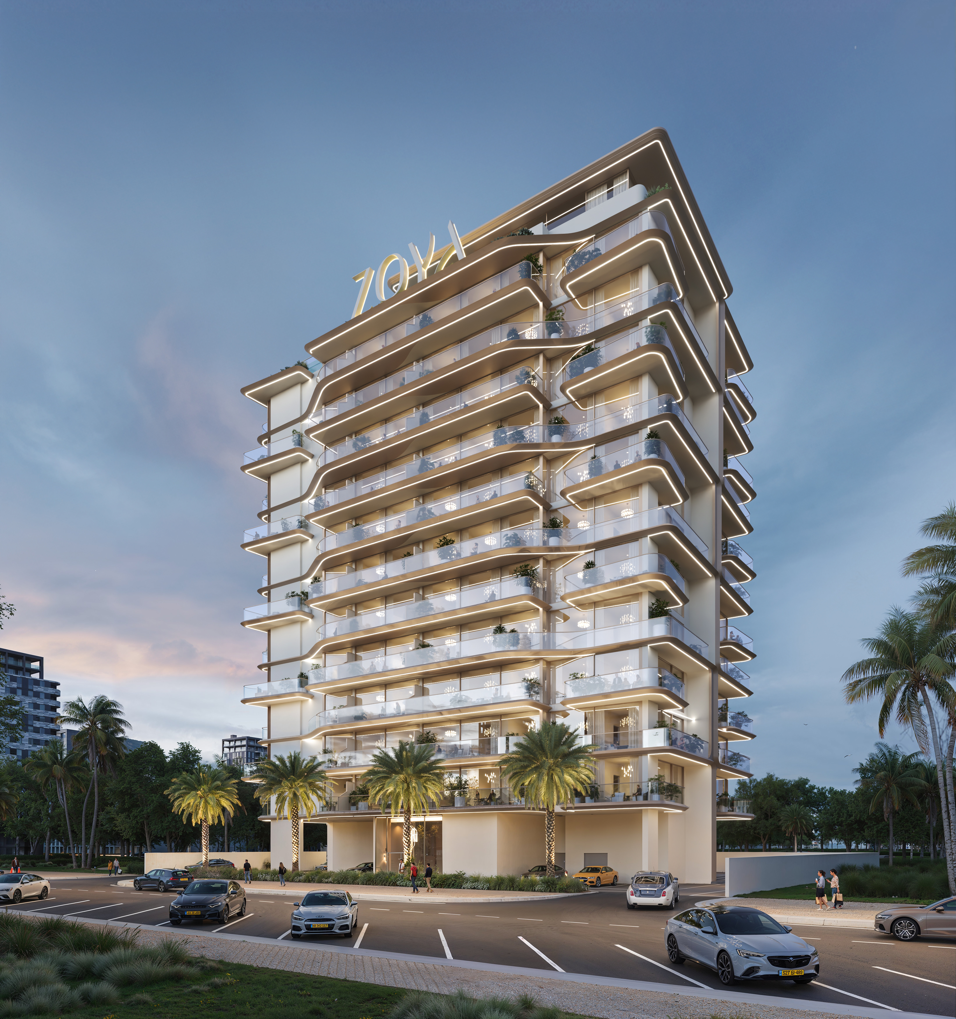 Zoya development architectural rendering